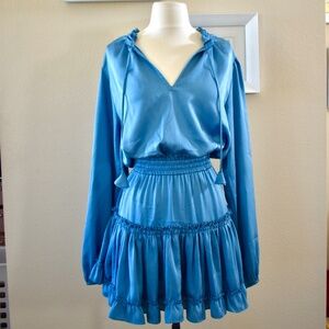 BLUE MISA LORENA DRESS